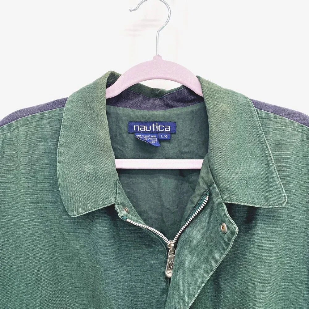 Men's Nautica Vintage Colorblock Canvas Jacket
